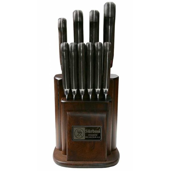 Sürmene Mutfak Bıçağı NO:61500-YM Ahşap Saplı Set