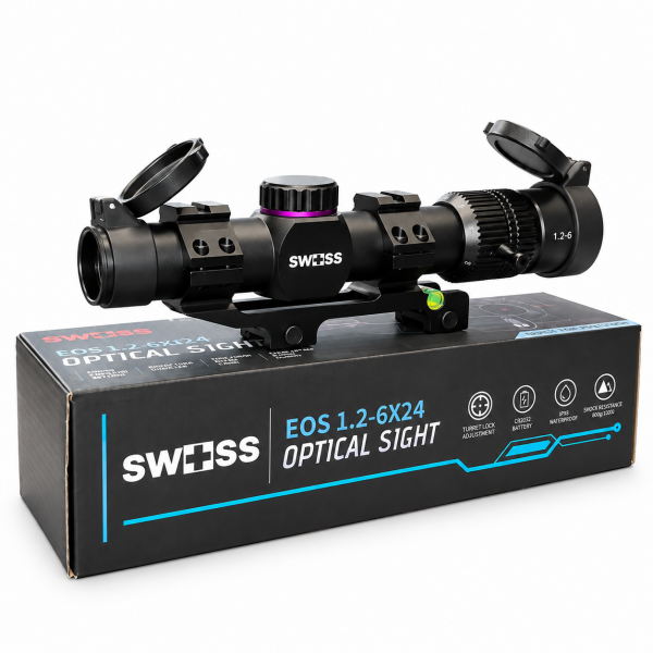 Swiss Eos 1.2-6x24 Tüfek Dürbünü