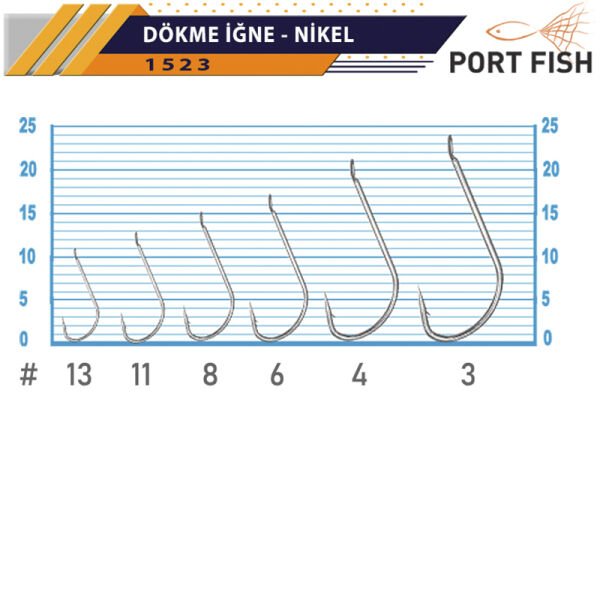Portfish  1523 Dökme İğne 2000 Li Paket 6