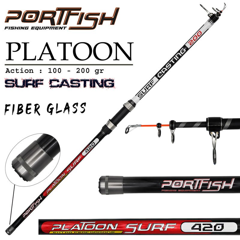Portfish Platoon Surf 420 cm  100-200 gr  Olta Kamışı