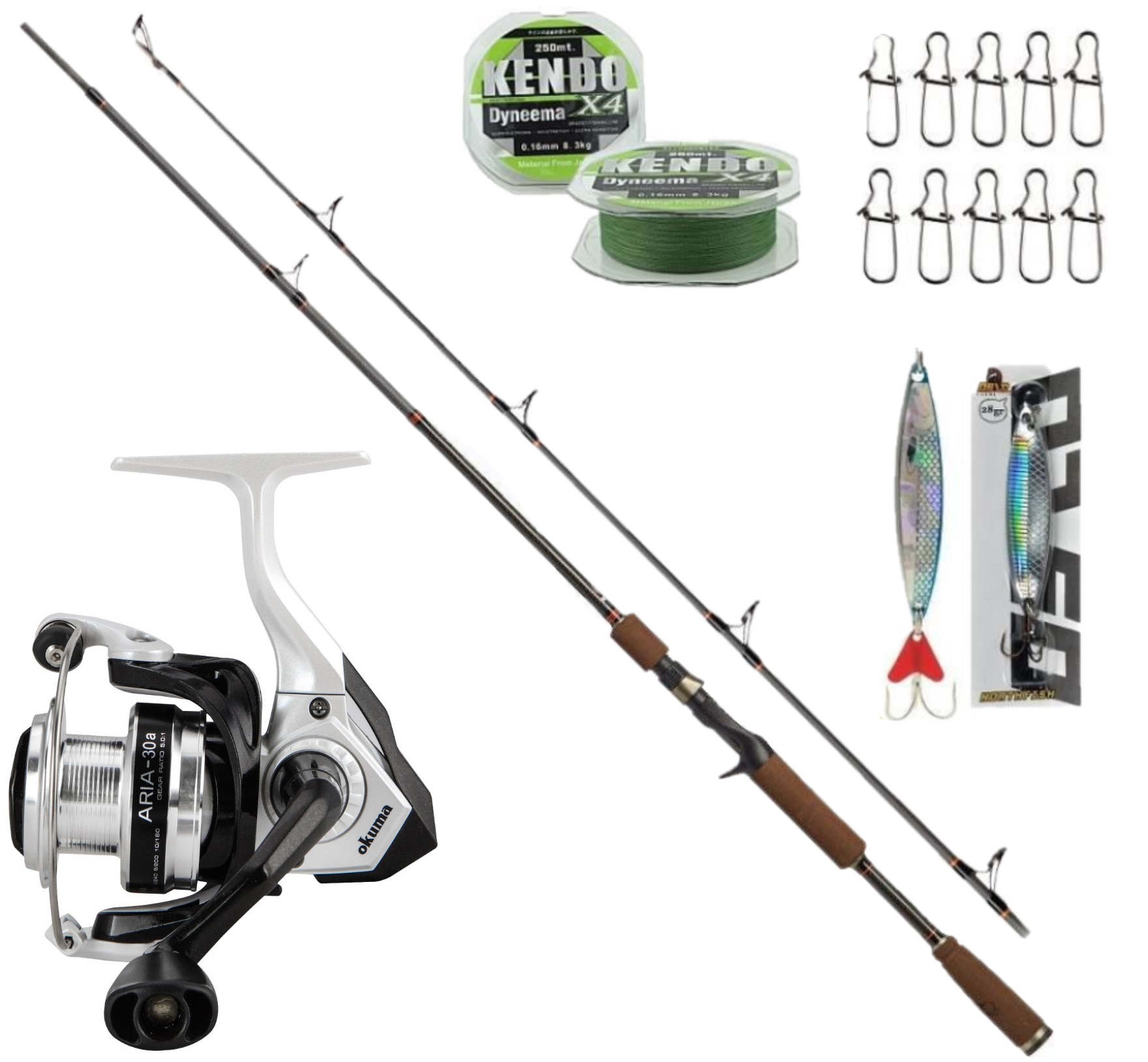 Okuma Aria-20 Makine DAM Effzett Metzh 180cm Lrf Kamışı (1-5 GR) LRF Olta Kamış Seti