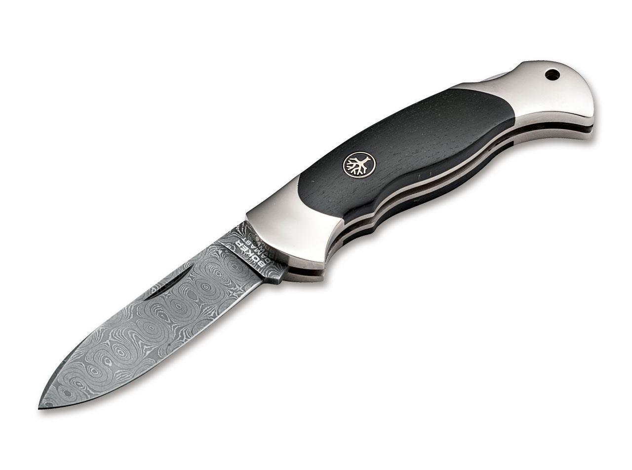 Böker Manufaktur Scout Spearpoint Hornbeam Damascus Çakı