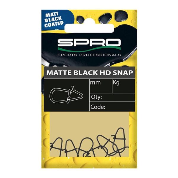 SPRO Matte Black HD #4.5mm Fırdöndü