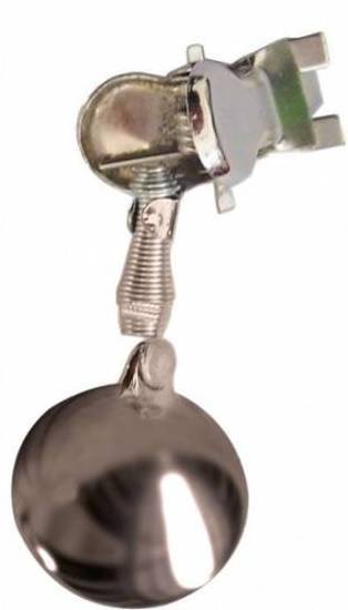 Silverstar Tekli ve Çiftli Klipsli Metal Zil Boy: 18MM Klipsli Çiftli