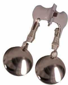 Silverstar Tekli ve Çiftli Klipsli Metal Zil Boy: 18MM Klipsli Çiftli