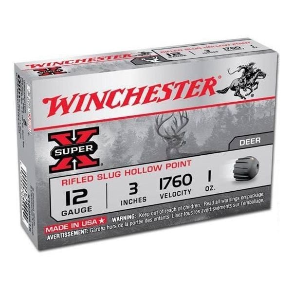 Winchester  Rifled Super-X Magnum 1760 Velocıty 12 Kalibre Tek Kurşun