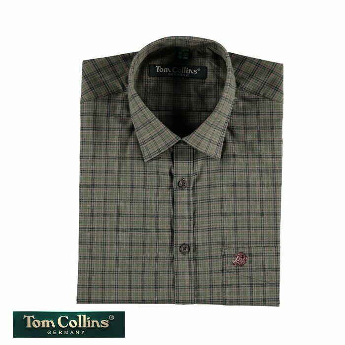 Tom Collins Kareli Uzun Kollu Gömlek 41/42