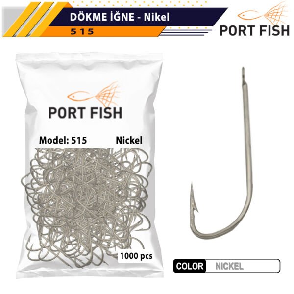 Portfish Dökme Nikel İğne 1000 Li Paket 5