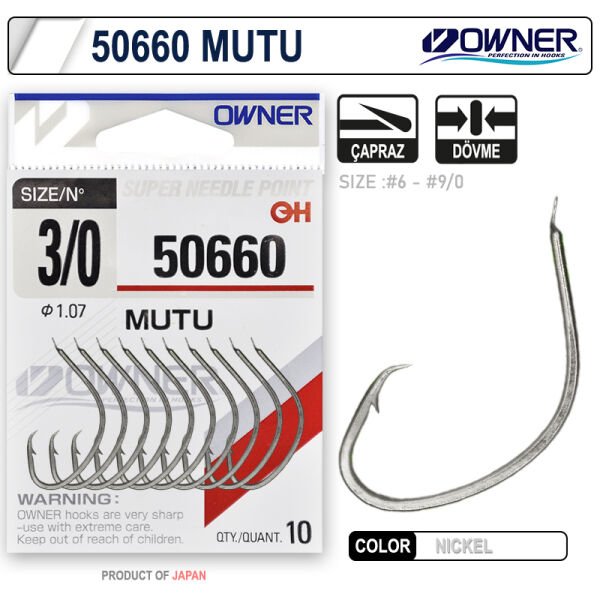 Owner 50660 Mutu White İğne 5