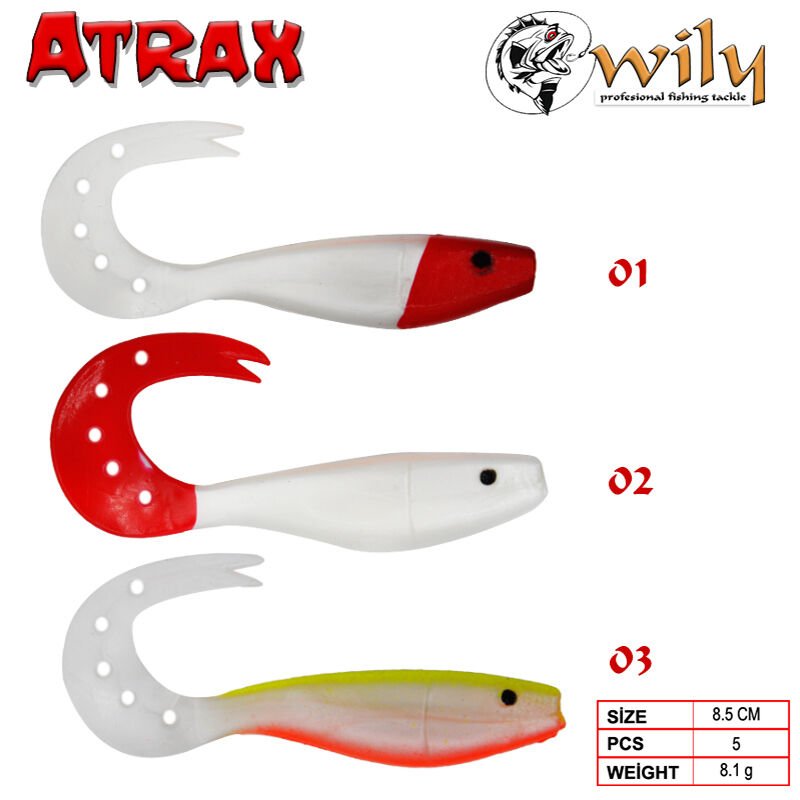 Wily Atrax Turna Silikon 8.5 cm 01