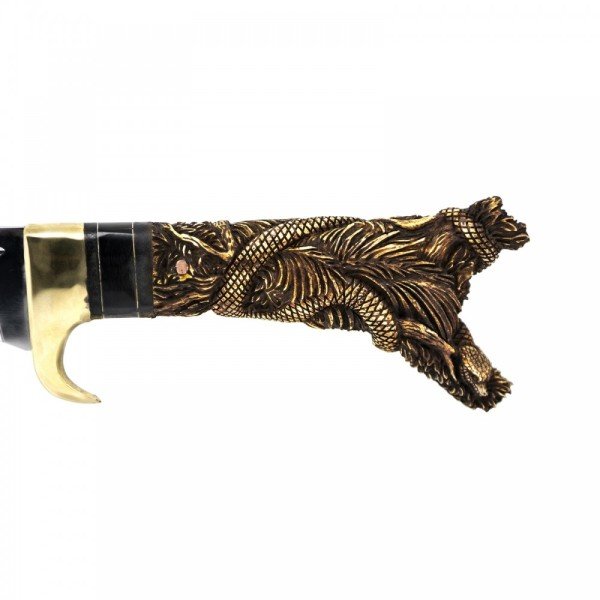 AvAlemi B14 Kızıl Geyik Boynuzu Kabzeli El Yapımı Av Bıçağı