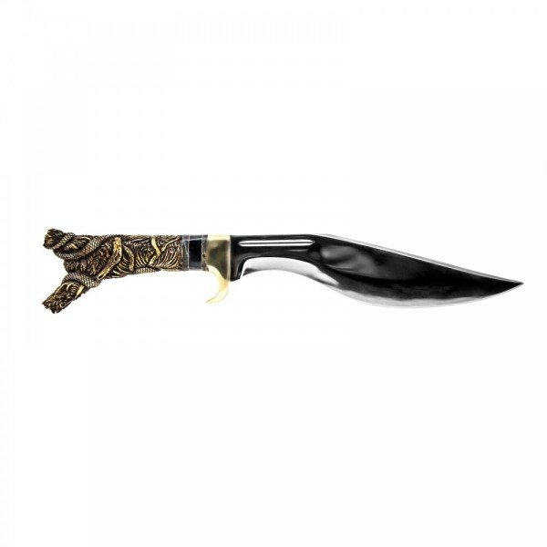 AvAlemi B14 Kızıl Geyik Boynuzu Kabzeli El Yapımı Av Bıçağı