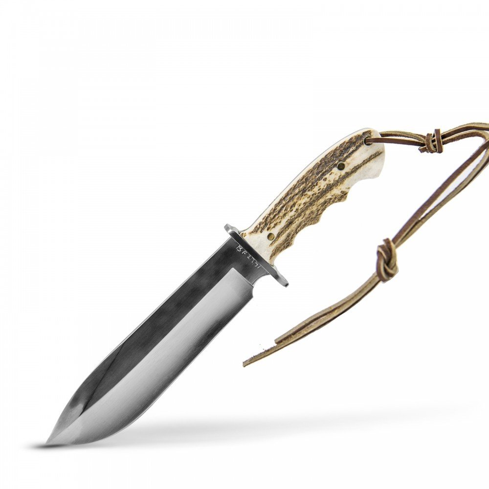 AvAlemi BZ1 Bizon Boynuzu Kabzeli Özel Yapım Av Bıçağı