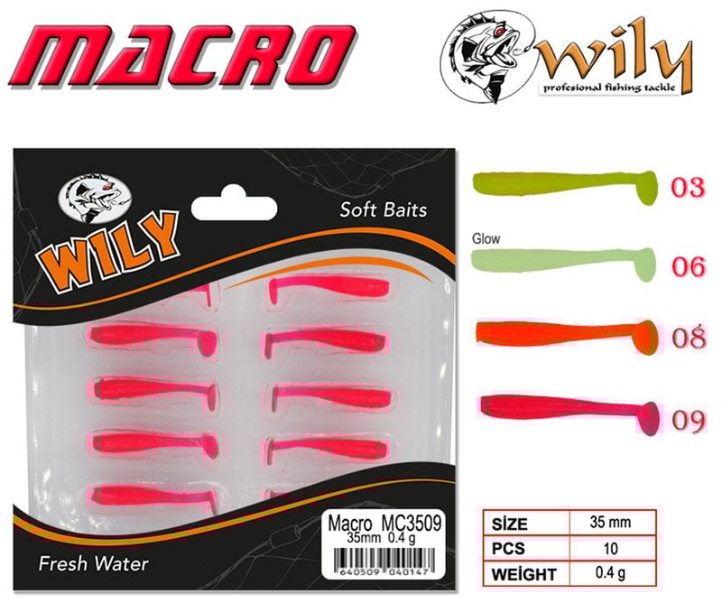 Wily Macro Lrf Silikon Yem 3.5 cm 0.4 gr