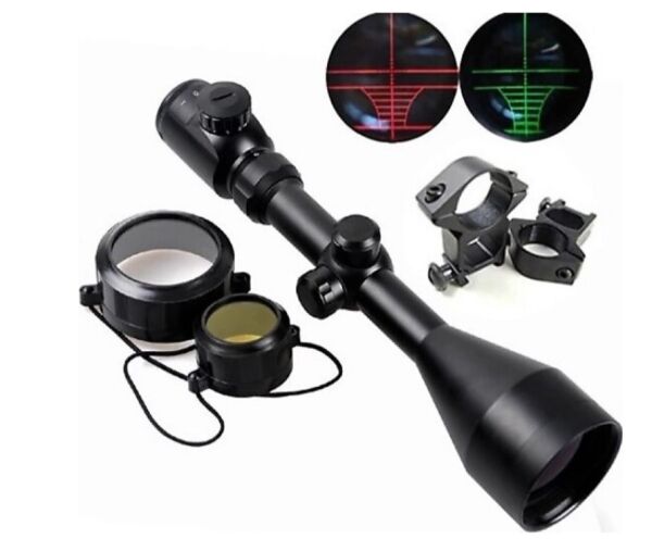 Comet 3-9X56Eg Çıft Işık Kırmızı Yeşil Kaynaklı  Tüfek Dürbünü