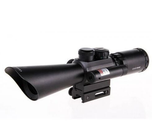 Nikula 3.5-10x40 M8 Zoomlu Lazerli Av Tüfeği Dürbünü