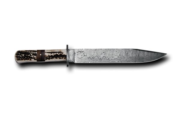 Bora 614 DMS-B Damascus Çelik Boynuz Saplı Bıçak