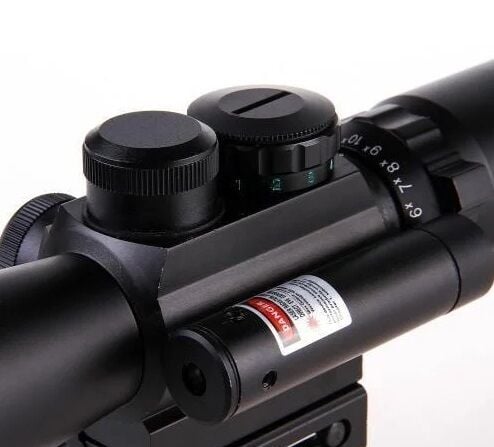 Nikula 3.5-10x40 M8 Zoomlu Lazerli Av Tüfeği Dürbünü