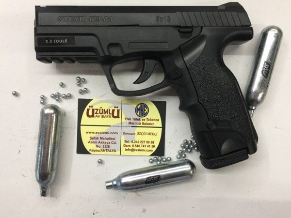 ASG Steyr M9-A1 Siyah Havalı Tabanca