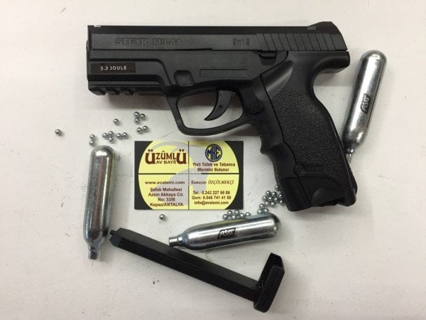 ASG Steyr M9-A1 Siyah Havalı Tabanca
