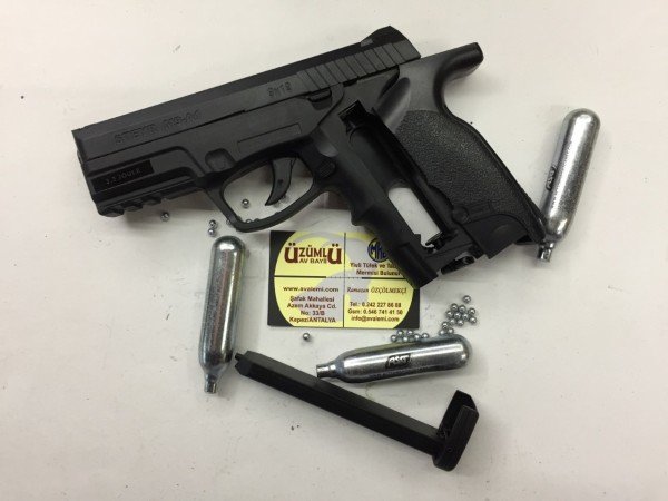 ASG Steyr M9-A1 Siyah Havalı Tabanca