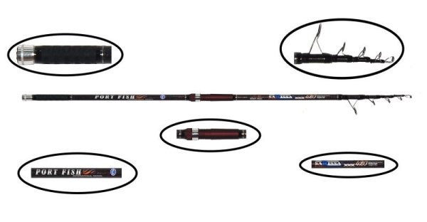 Portfish Sarissa 420 cm  Surf  Olta Kamışı Karbon Fuji Halka 250 gr