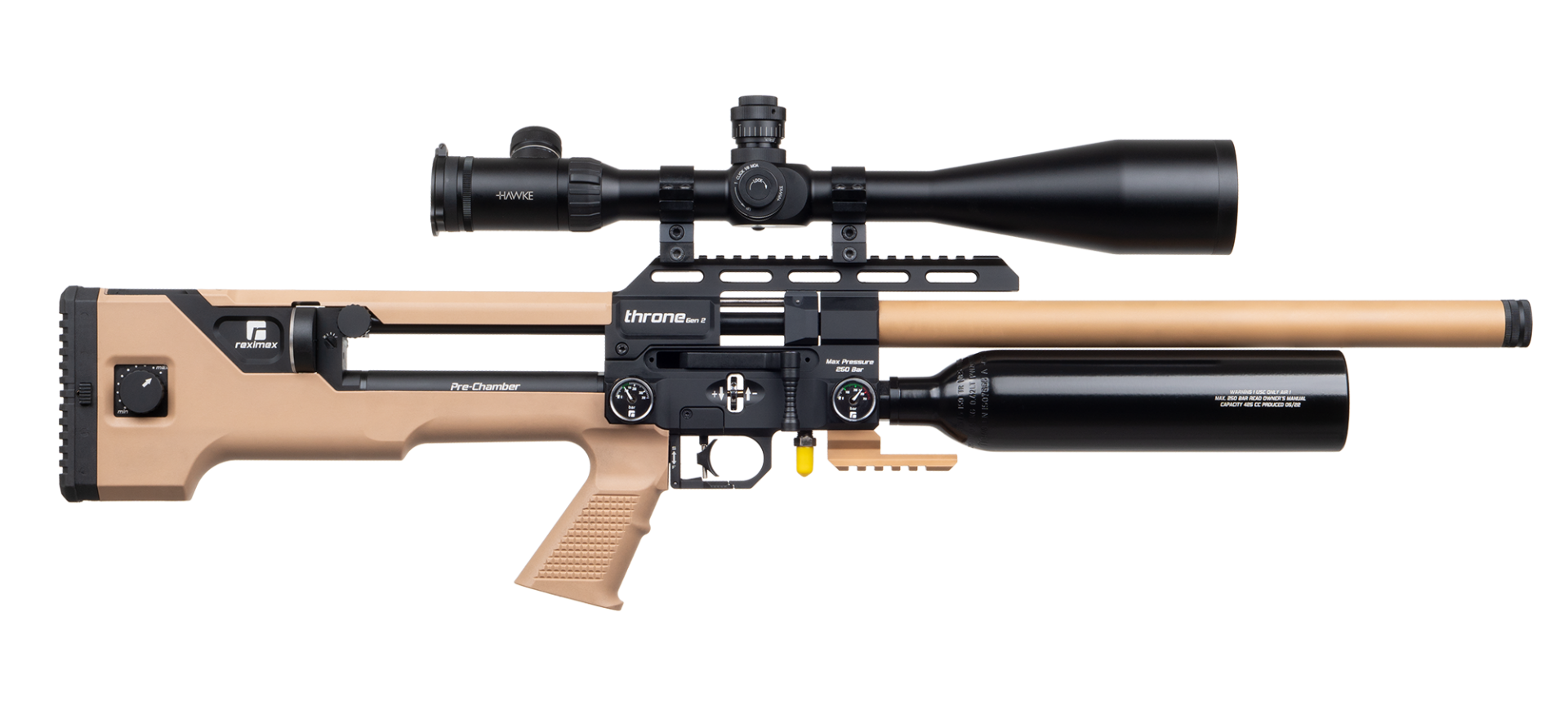 Reximex Throne Gen 2 FDE ( Sarı Çöl ) Pcp Havalı Tüfek