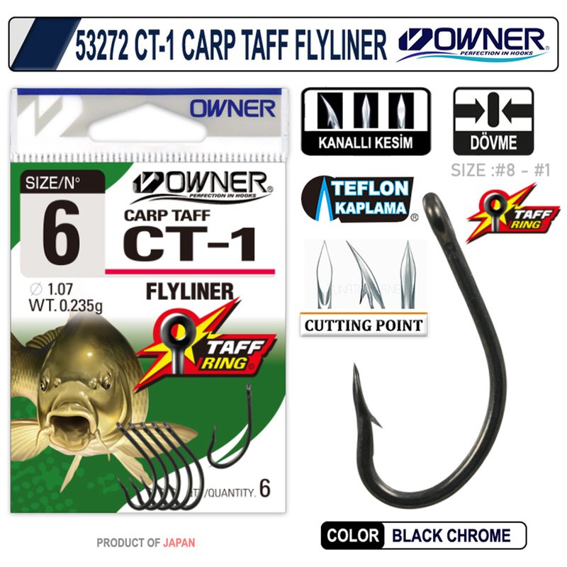 OWNER 53272 CT-1 CARP TAFF FLYLINER