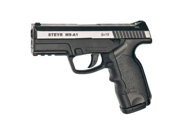 ASG Steyr M9-A1 Siyah Beyaz Havalı Tabanca