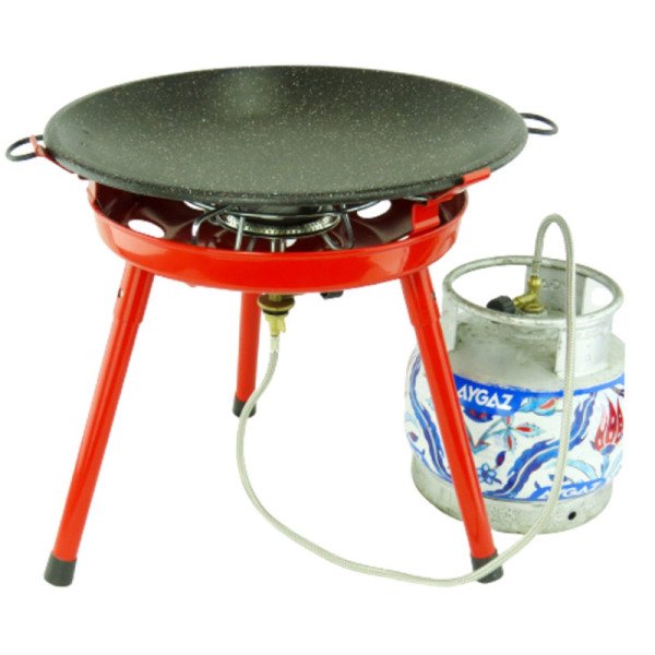 GR-823 Süper Ocak (Çantalı + Granit Katmer + Grill + Adaptör Set)