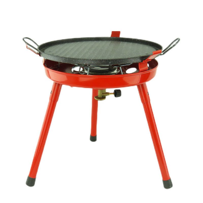 GR-823 Süper Ocak (Çantalı + Granit Katmer + Grill + Adaptör Set)