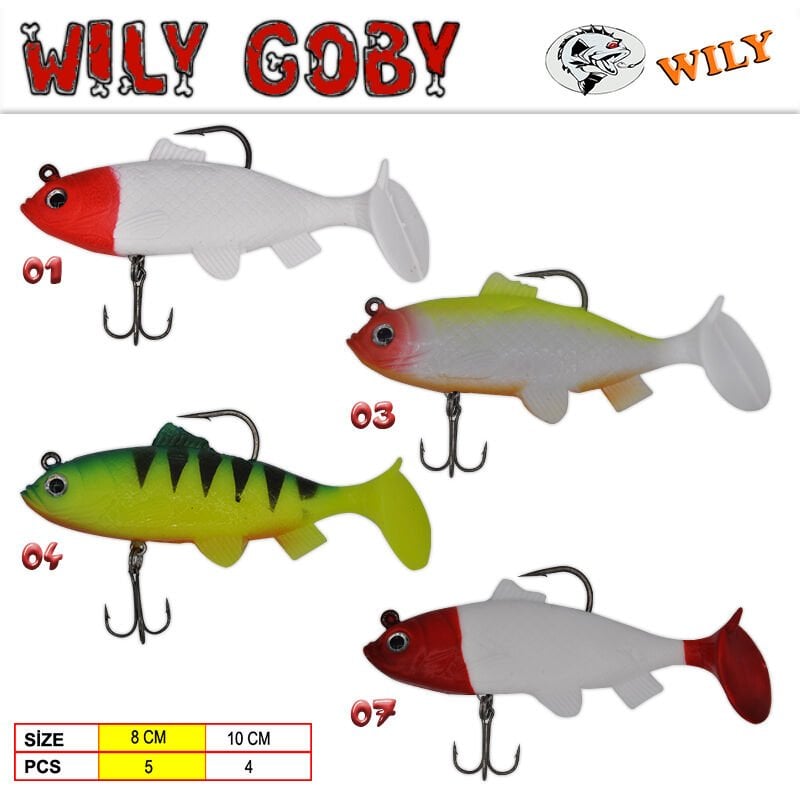 Wily Goby Sazan Silikon 8 cm 14 gr 03