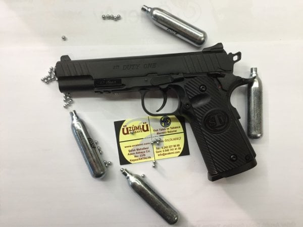 ASG Sti Duty One Siyah Havalı Tabanca