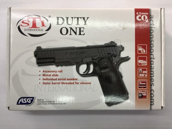 ASG Sti Duty One Siyah Havalı Tabanca