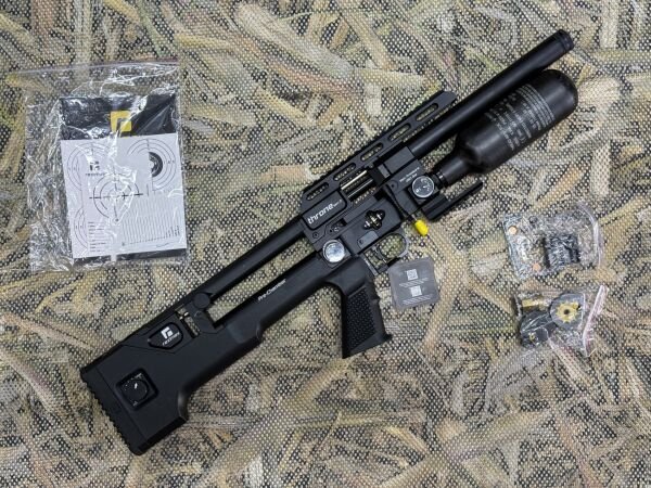 Reximex Throne Gen 2 Compact Black Karbon Tüp Pcp Havalı Tüfek