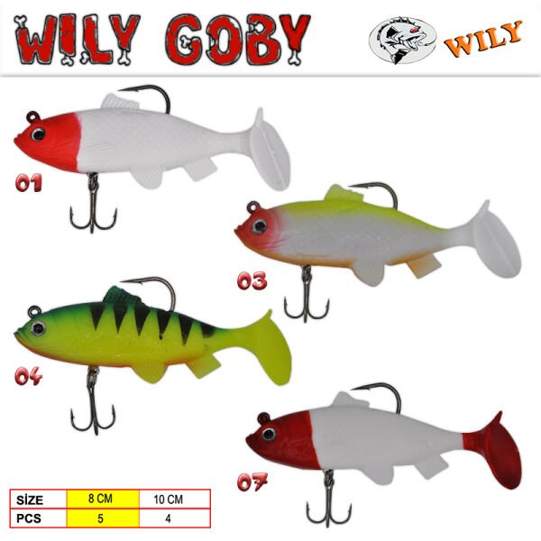 Wily Goby Sazan Silikon 8 cm 14 gr 07
