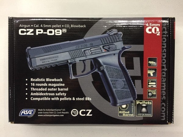 ASG CZ-75 P-09 DUTY DIABOL ATAN HAVALI  TABANCA