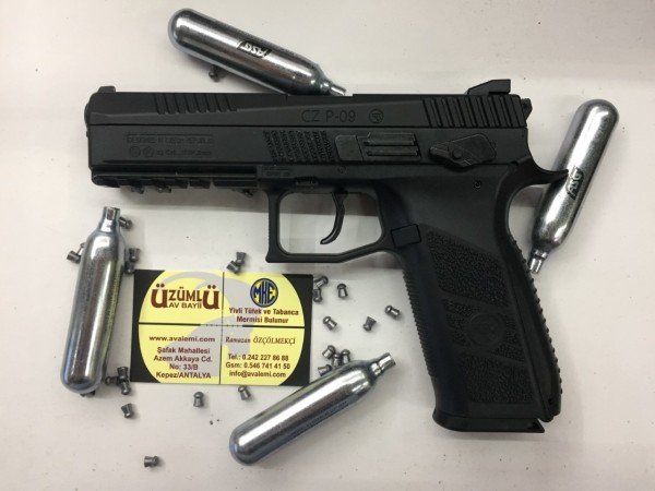 ASG CZ-75 P-09 DUTY DIABOL ATAN HAVALI TABANCA