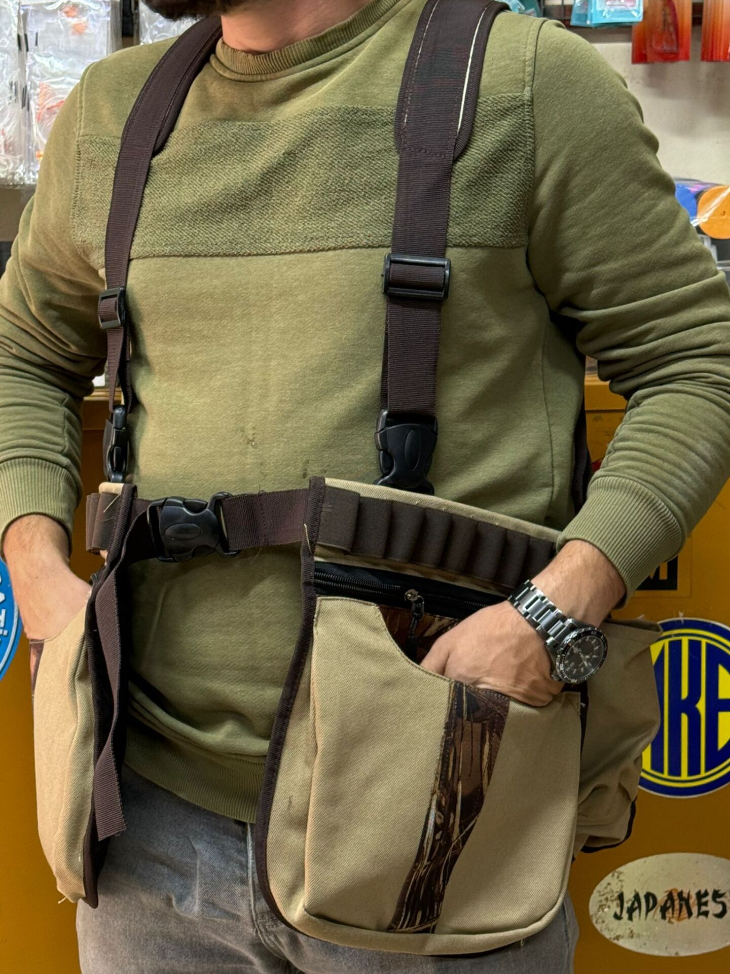 Tüm Bedenlere Uyumlu Avcı Yeleği Çok Amaçlı Kullanımlı Çok Cepli