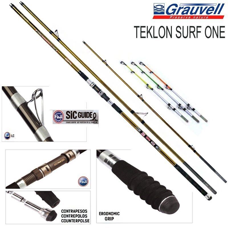 Teklon Surf One 3 Parça Surf Kamış 100-250 gr 4,25