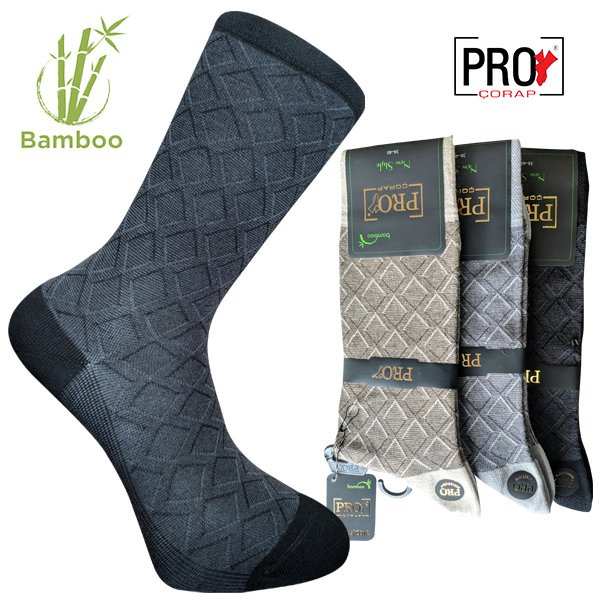 17005-2 G.Poti Bambu Erkek Çorabı No: 38-40