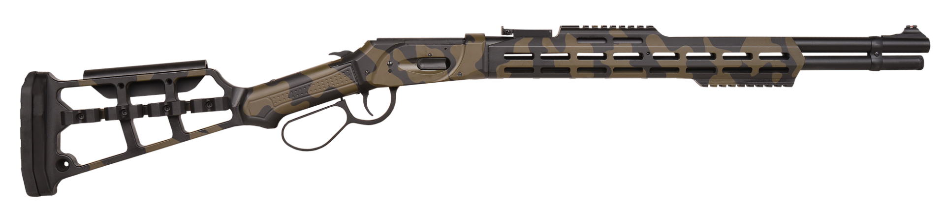 HUĞTEK LVRTX TOPRAK KAMUFLAJ TAKTİK 36 KALİBRE LEVYELİ TÜFEK