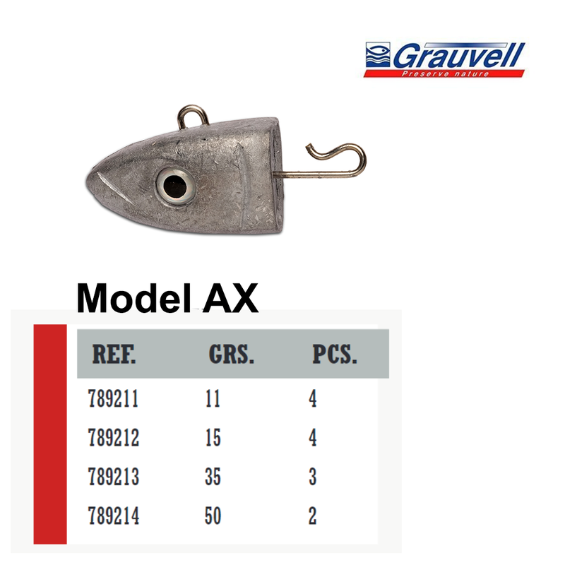 JINZA  JIG HEAD AX 11GR BLISTER 4 lü 11 gr