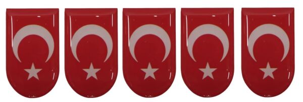 Şarjör Altı Türk Bayrağı 5 Adet