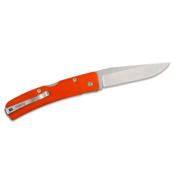 Manly PES90VOTH Peak CPM S90V Orange (two hands opening) Çakı