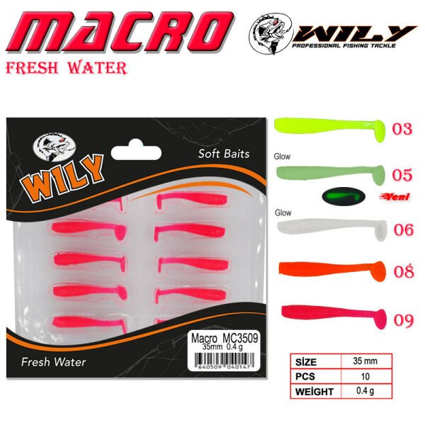 Wily Macro Lrf Silikon Yem 3.5 cm 0.4 gr 03