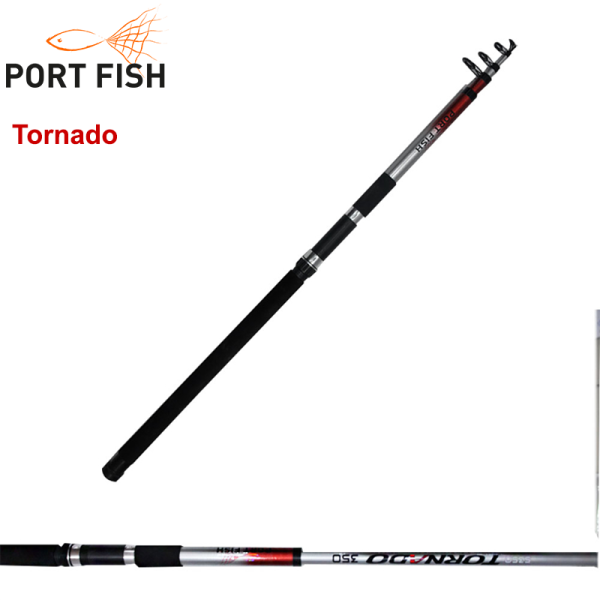 Portfish Tornado Teleskopik Fiber Olta Kamışı 300 cm 75-150 gr