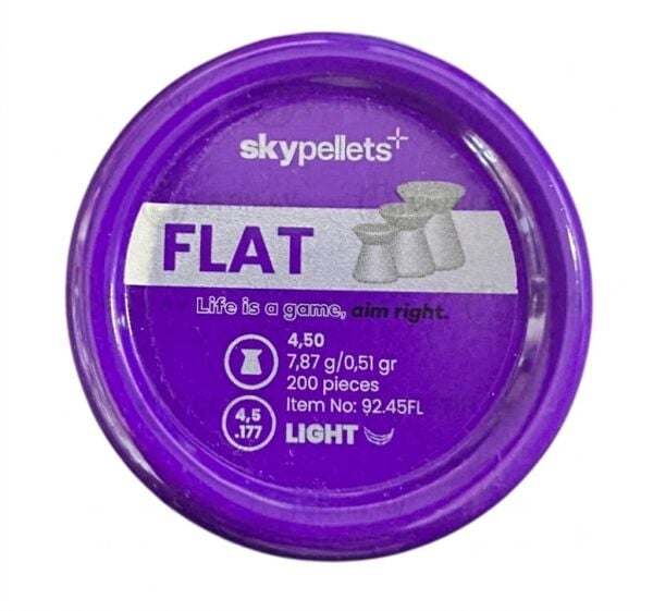 Sky Pellets 4,5 Kalibre Flat 0,51gr  200 Adet Saçma