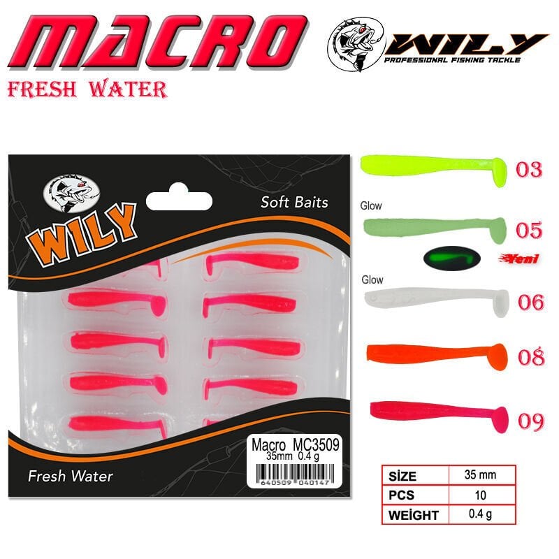 Wily Macro Lrf Silikon Yem 3.5 cm 0.4 gr 09