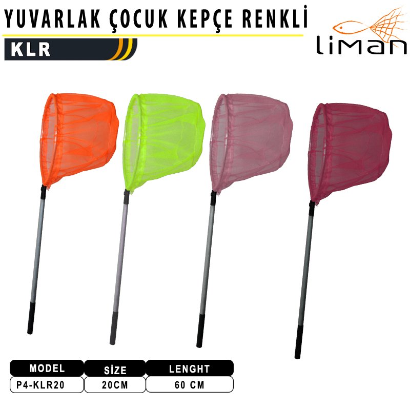 Liman Yuvarlak Çocuk Kepçe  20 lik - 60 Cm Renkli